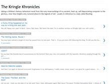 Tablet Screenshot of kringlekhronicles.blogspot.com