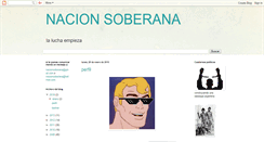 Desktop Screenshot of nacionsoberana.blogspot.com