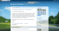 Desktop Screenshot of muskratramblers.blogspot.com