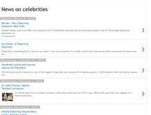 Tablet Screenshot of newsoncelebrities.blogspot.com