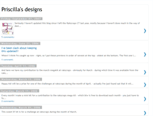 Tablet Screenshot of priscillas-designs.blogspot.com