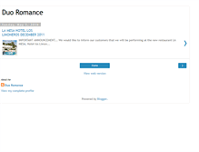 Tablet Screenshot of duoromanceinfo.blogspot.com