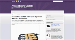 Desktop Screenshot of cheapprestoelectricgriddle.blogspot.com