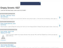 Tablet Screenshot of emptystreets27.blogspot.com