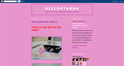 Desktop Screenshot of helloktanna.blogspot.com