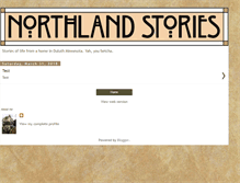 Tablet Screenshot of northlandstories.blogspot.com