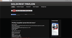 Desktop Screenshot of goldcrestpavilion2u.blogspot.com