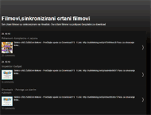 Tablet Screenshot of filmovi-crtani-sinkro-filmovi.blogspot.com