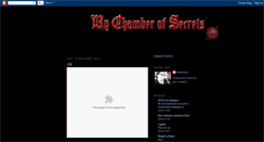 Desktop Screenshot of mychamberofsecretss.blogspot.com