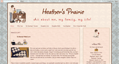 Desktop Screenshot of heathersprairie.blogspot.com