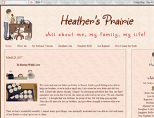 Tablet Screenshot of heathersprairie.blogspot.com