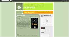 Desktop Screenshot of blogproyecto007.blogspot.com