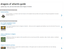 Tablet Screenshot of dragonsofatlantisguides.blogspot.com