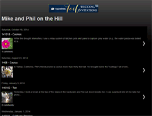 Tablet Screenshot of mikeandphilonthehill.blogspot.com