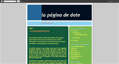 Desktop Screenshot of doteblog.blogspot.com