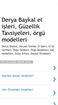 Mobile Screenshot of derya-baykal-elisi.blogspot.com