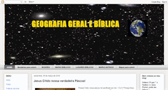 Desktop Screenshot of geografiageralebiblica.blogspot.com