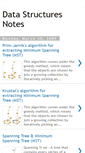 Mobile Screenshot of datastructuresnotes.blogspot.com