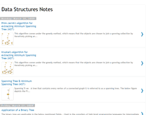 Tablet Screenshot of datastructuresnotes.blogspot.com