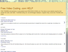 Tablet Screenshot of freevideocoding.blogspot.com