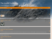 Tablet Screenshot of joyfulveggie.blogspot.com
