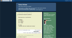 Desktop Screenshot of famainfame.blogspot.com