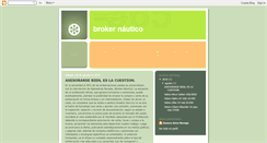 Desktop Screenshot of brokernautico.blogspot.com