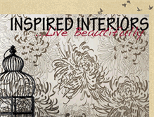 Tablet Screenshot of inspiredinteriorslivebeautifully.blogspot.com