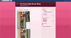 Desktop Screenshot of knee-highboots.blogspot.com