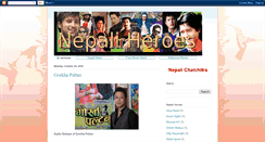 Desktop Screenshot of nepaliheroes.blogspot.com