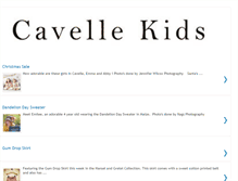 Tablet Screenshot of cavellekids.blogspot.com