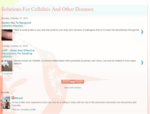 Tablet Screenshot of cellulitis-and-other-diseases.blogspot.com