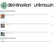 Tablet Screenshot of destiinationunknown.blogspot.com