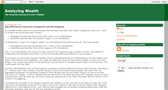 Desktop Screenshot of analyzingwealth.blogspot.com