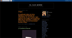 Desktop Screenshot of elojomiron.blogspot.com