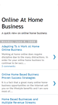 Mobile Screenshot of online-at-home-business.blogspot.com