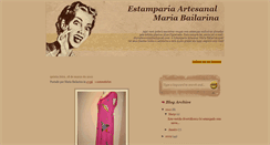 Desktop Screenshot of mariabailarina.blogspot.com