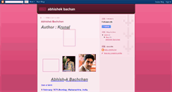 Desktop Screenshot of abhishekbachan9979022942.blogspot.com