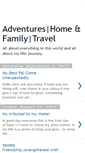 Mobile Screenshot of adventureshomefamilytravel.blogspot.com