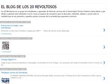 Tablet Screenshot of los20revoltosos.blogspot.com