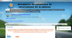 Desktop Screenshot of cursilhoblumenau.blogspot.com