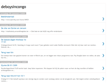 Tablet Screenshot of deboysincongo.blogspot.com