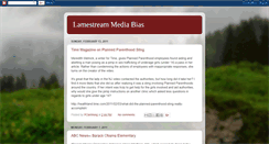 Desktop Screenshot of lamestreambias.blogspot.com