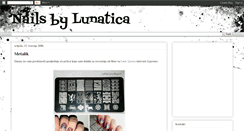 Desktop Screenshot of nailsbylunatica.blogspot.com