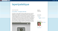 Desktop Screenshot of laperipatetique.blogspot.com