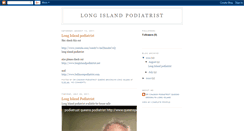 Desktop Screenshot of longislandpodiatrist.blogspot.com