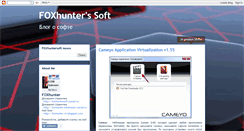 Desktop Screenshot of foxhuntersoft.blogspot.com