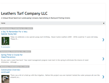 Tablet Screenshot of leathersturfcompany.blogspot.com