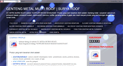 Desktop Screenshot of metal-gentengmetal.blogspot.com