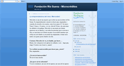 Desktop Screenshot of fundacionriosuena.blogspot.com